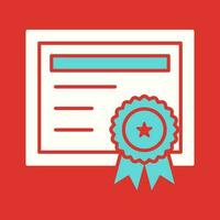 Certificate Vector Icon