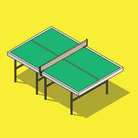 Table Tennis Field vector