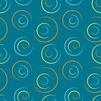 Seamless pattern, festive colorful abstract background with circles. Design for packaging, print, textile, vector