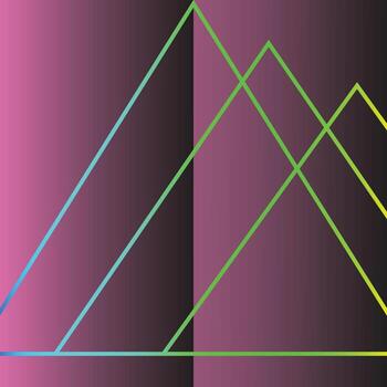 vistoso geométrico antecedentes. fluido formas composición. resumen antecedentes color degradado geométrico ornamento sin costura modelo antecedentes diseño vector