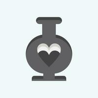 Icon Vase. related to Decoration symbol. flat style. simple design editable. simple illustration vector