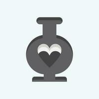 Icon Vase. related to Decoration symbol. flat style. simple design editable. simple illustration vector