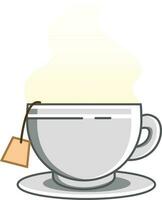 hot tea Illustration Vector