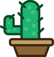 cactus furniture nature vector