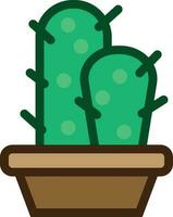 cactus mueble naturaleza vector