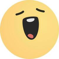 emoji cara dormir dormido ronquido cansado vector