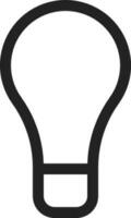 bulb energy idea lamp light equipment vector