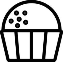 vector de ilustración de cupcake