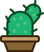 cactus furniture nature vector