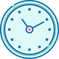 reloj hora Temporizador reloj vector