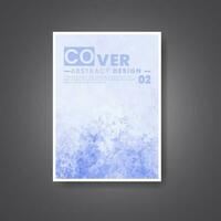 Cover template with watercolor background. Design for your cover, date, postcard, banner, logo. vector