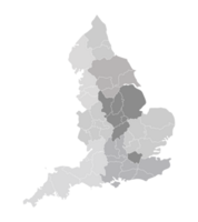 Italy map administration regions in grey png