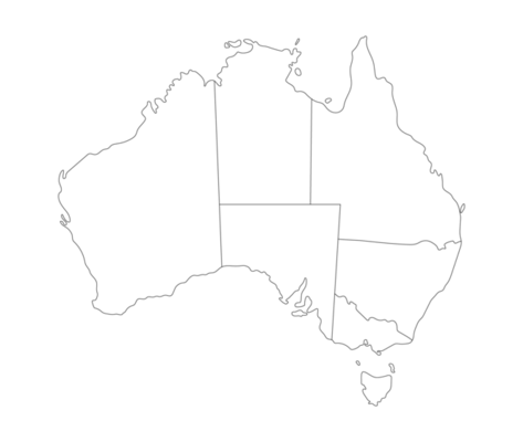 Australia Map Outline PNGs for Free Download
