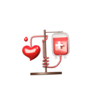 3d Symbol rot Blut png