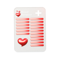 3d icon red blood png