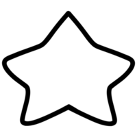 illustrazione dell'icona della stella png