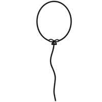 söt ballong illustration png