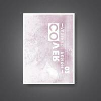 Cover template with watercolor background. Design for your cover, date, postcard, banner, logo. vector