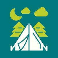 Tent Vector Icon