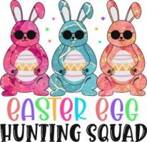 Easter Egg Hunting Squad Easter Day Sublimation Design, perfect on t shirts, mugs, signs, cards and much more png