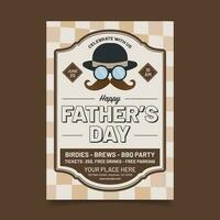 Celebrate Father's Day in Style with Creative Flyer Templates vector