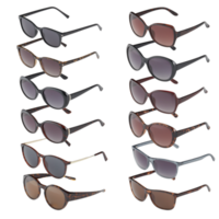 Moda Gafas de sol grupo cortar fuera aislado en antecedentes transparente png