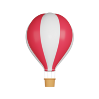 Hot air balloon 3d icon. png