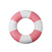 Swim ring inflatable rubber 3D icon. png