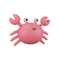 Crabe 3d icône. png