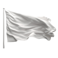 enkel vit flagga . ai generativ png