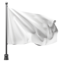 plaine blanc drapeau . ai génératif png