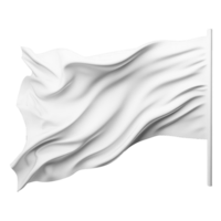 plaine blanc drapeau . ai génératif png