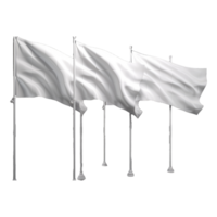 duidelijk wit vlag . ai generatief png