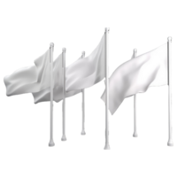 llanura blanco bandera . ai generativo png