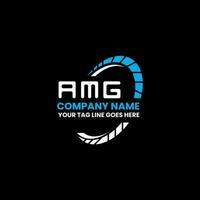 diseño creativo del logotipo de la letra amg con gráfico vectorial, logotipo simple y moderno de amg. vector