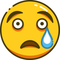 söt gul emoji png