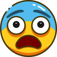 süß Gelb Emoji png