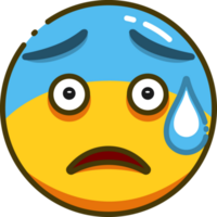 süß Gelb Emoji png