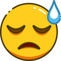 söt gul emoji png