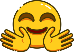 mignonne Jaune emoji png