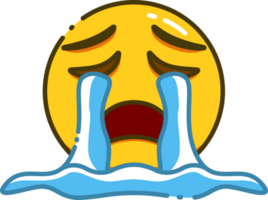 söt gul emoji png