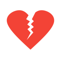 gebroken hart pictogram png