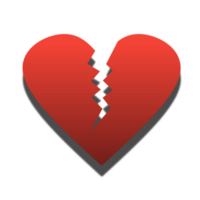 broken heart icon png