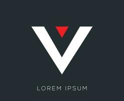 Initial Alphabet 'V' Logo Design Template vector