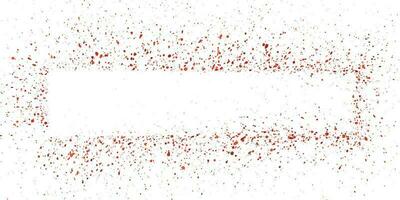 splatter effect of symbol sign with red color blood vector