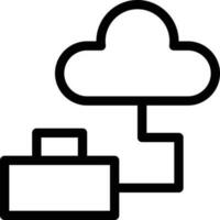 ilustración de vector de nube en un fondo. símbolos de calidad premium. iconos vectoriales para concepto y diseño gráfico.