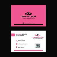 Elegant business card design service vector