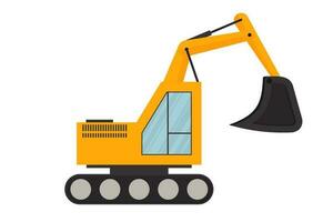 Excavator vector illustration