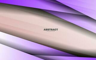 Abstract overlap layer papercut banner background vector