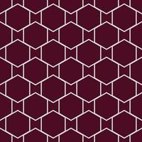 Goal net texture. Seamless soccer ball or football net pattern. Vector background banner. Honeycomb cells hexagon pattern. National colors of Qatar 2022